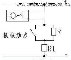 双线交流光电开关传感器的并联接线方法